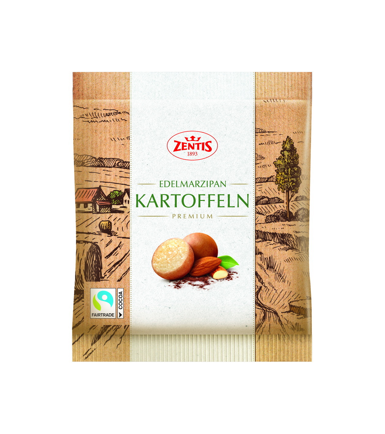 Edel-Marzipan Kartoffeln „Neue Ernte“ 50er Karton