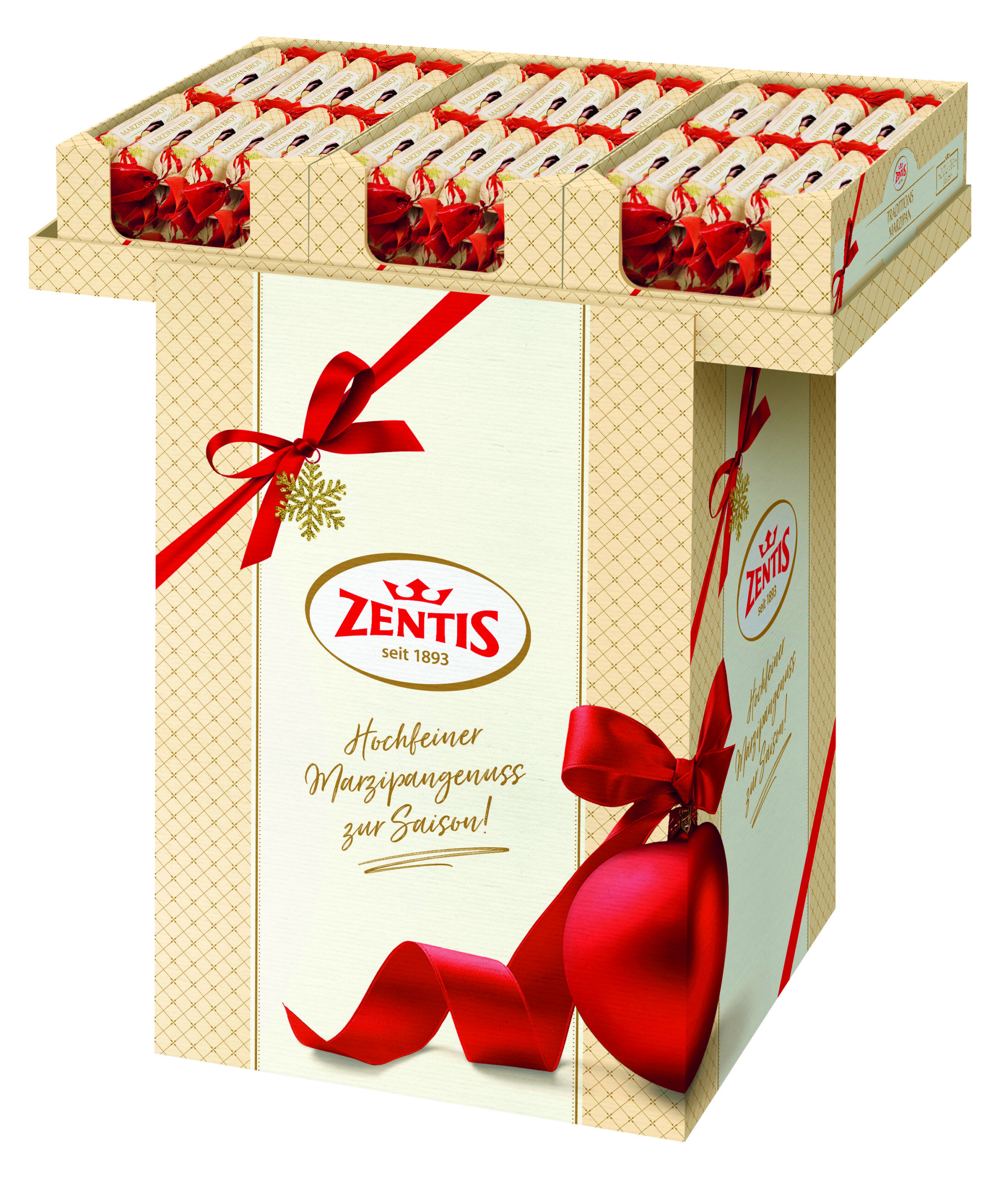 Zentis Marzipan Brot 100g, 140er Bodenaufsteller