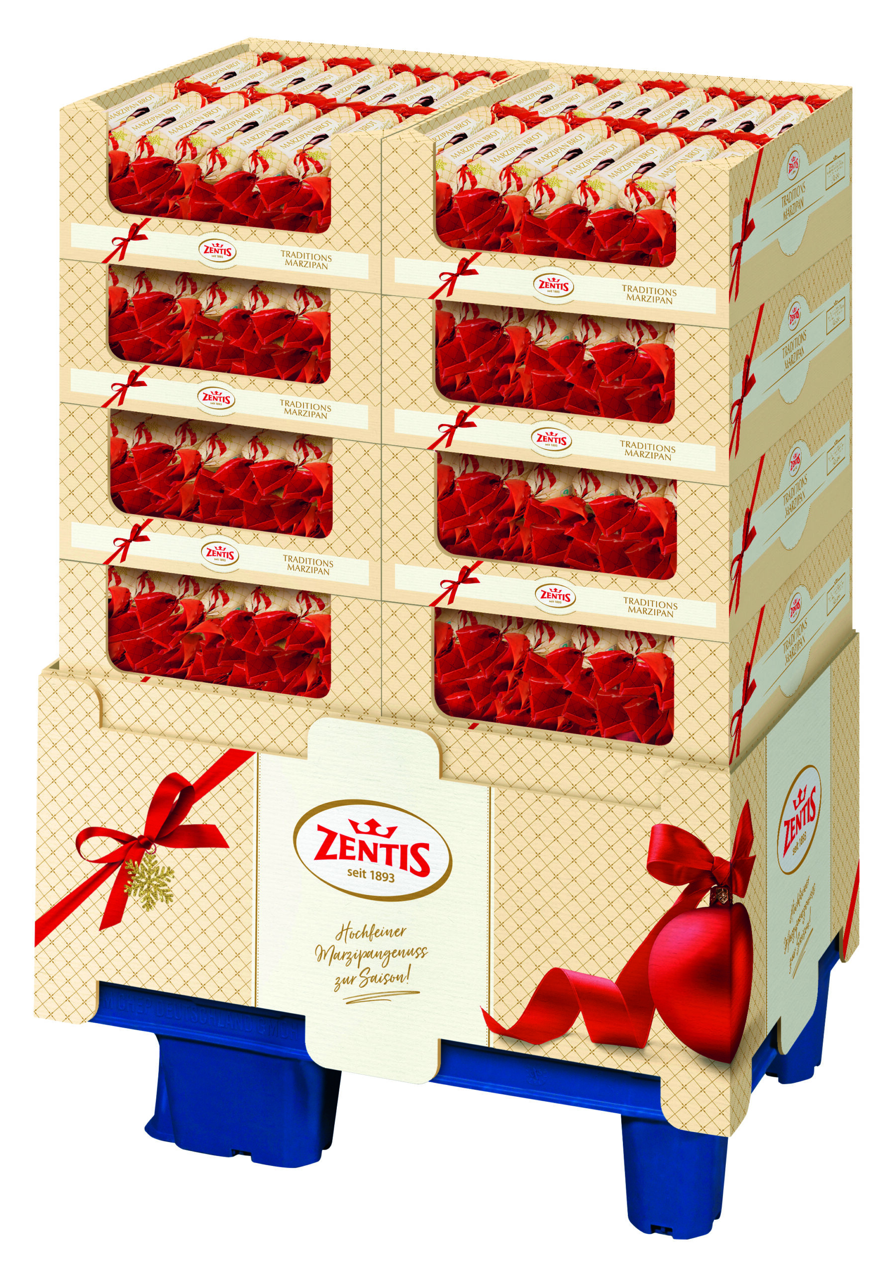 Zentis Marzipan Brot 175g, 320er Display