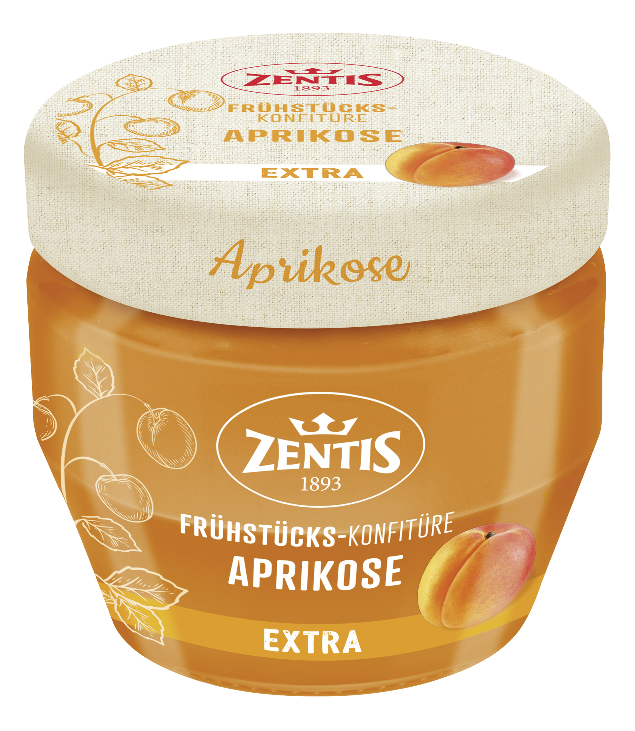 Frühstücks-Konfitüre Extra, Aprikose