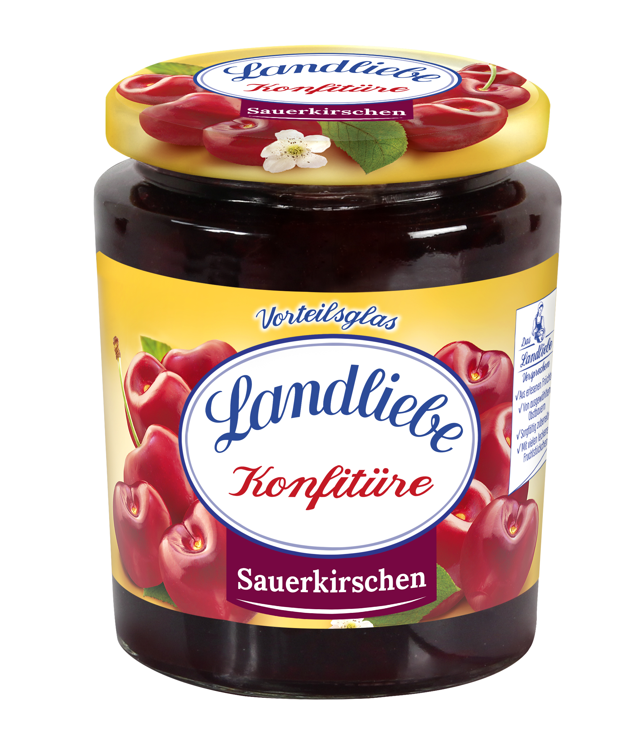 Landliebe Konfitüre Extra, Vorteilsglas Sauerkirsche
