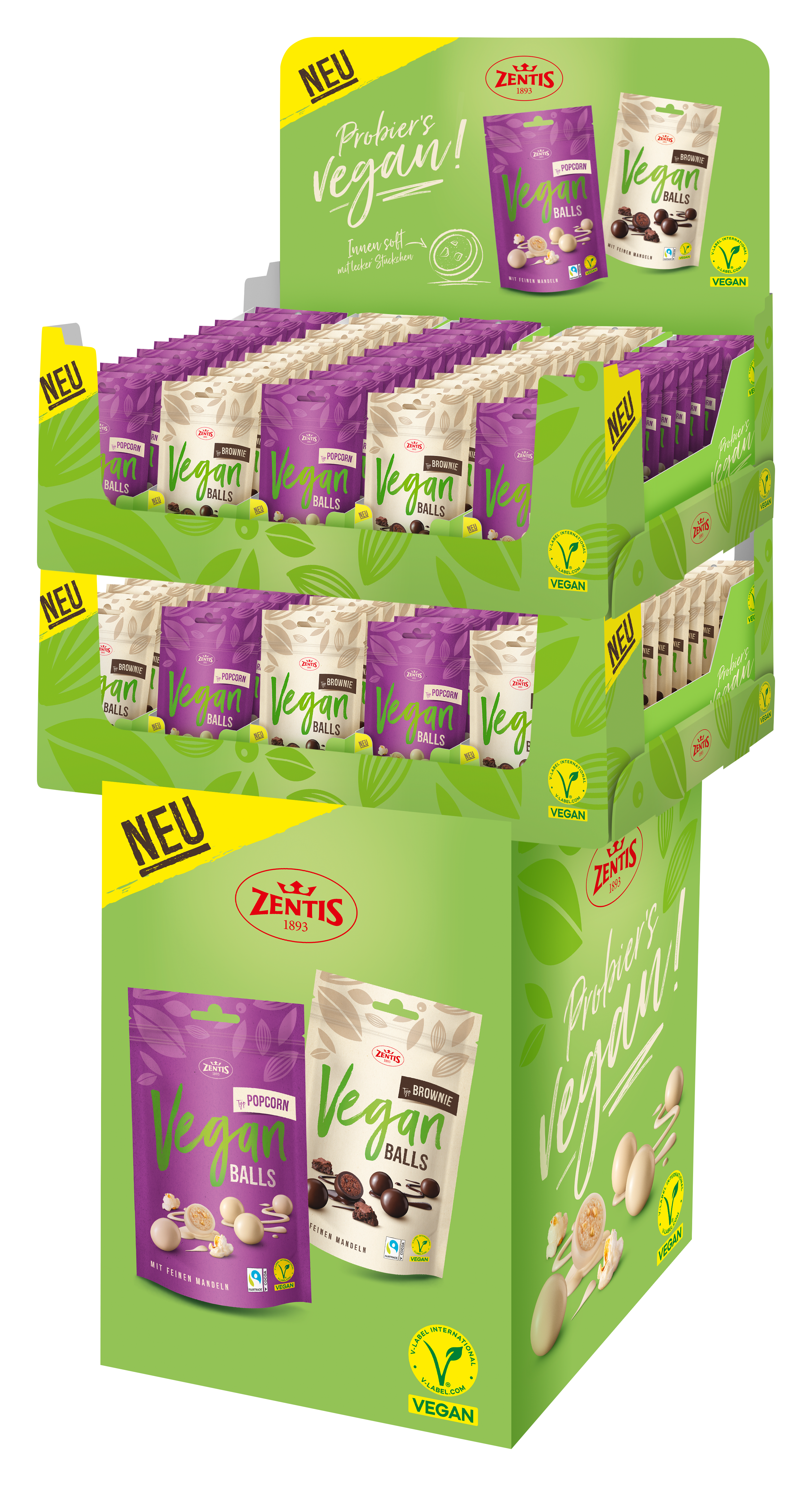 VeganBalls 120er Bodenaufsteller VEGAN