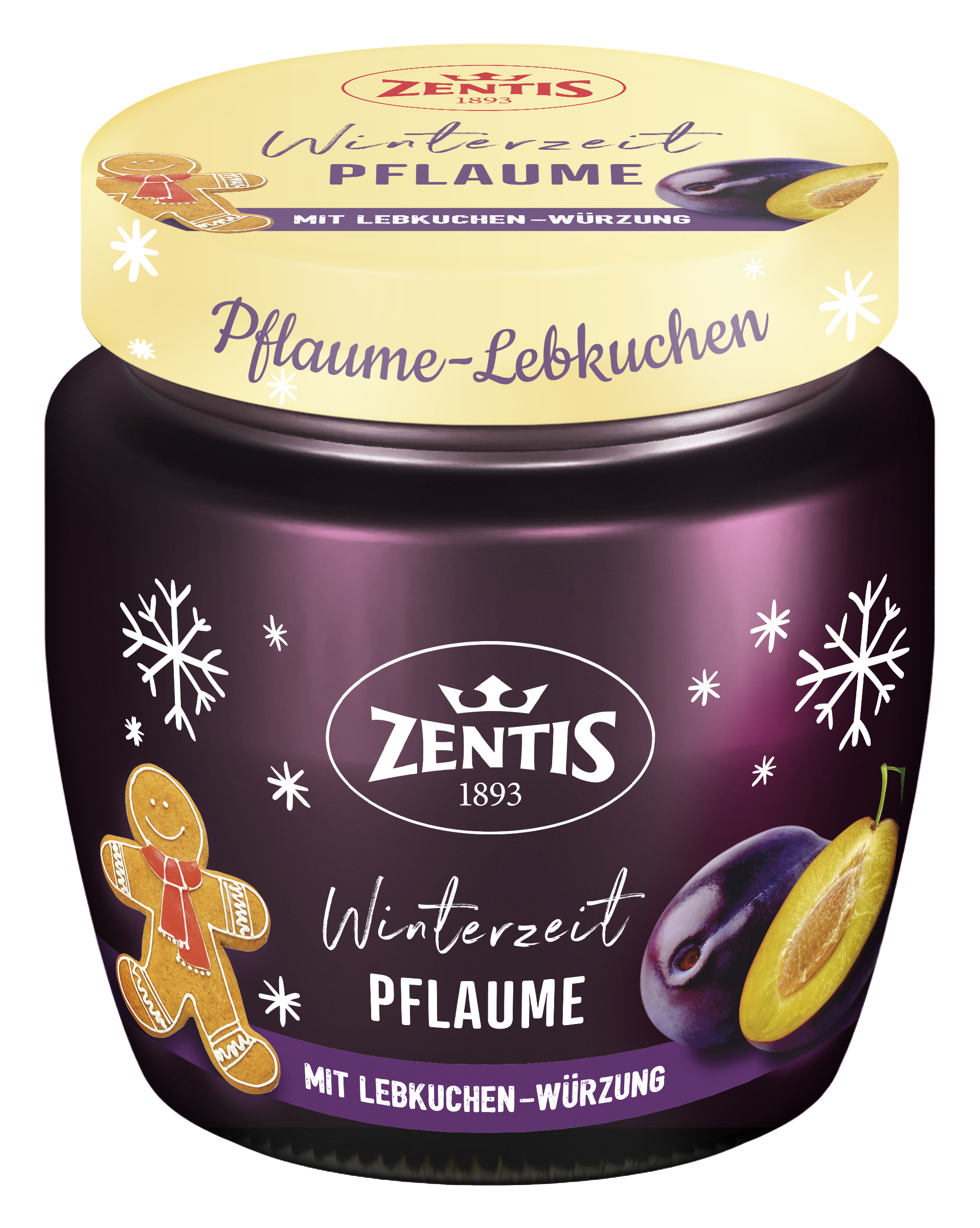 Zentis Frühstück, Lebkuchen-Pflaume Winter Edition 2025