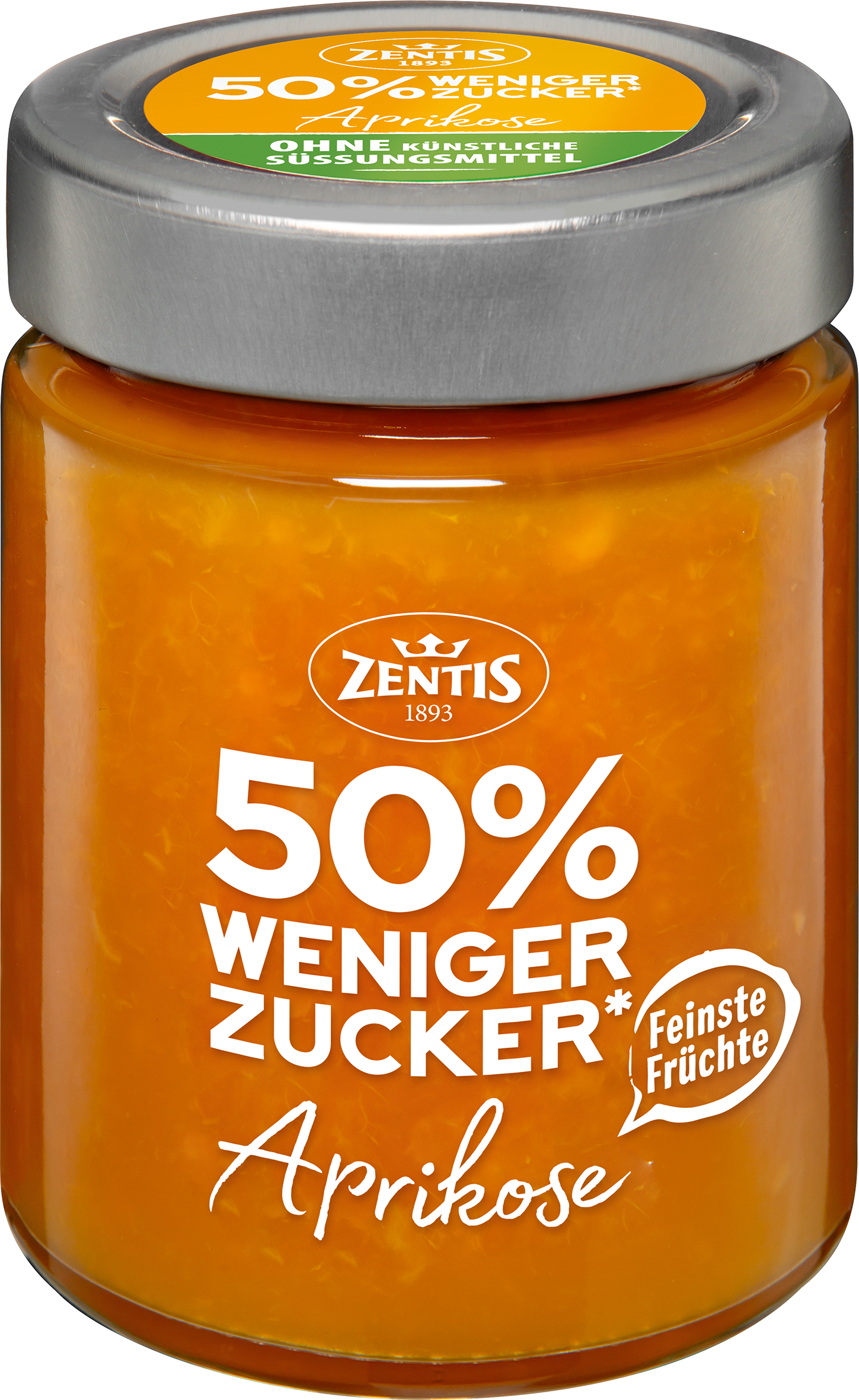 50% weniger Zucker, Aprikose