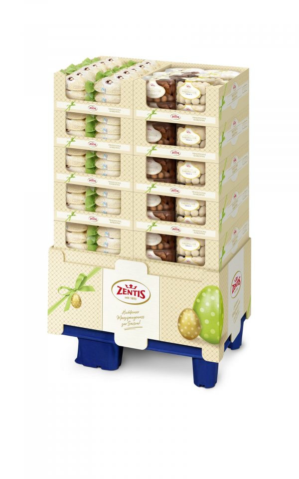 Zentis Marzipan Eier 210er Mischdisplay, 3-fach