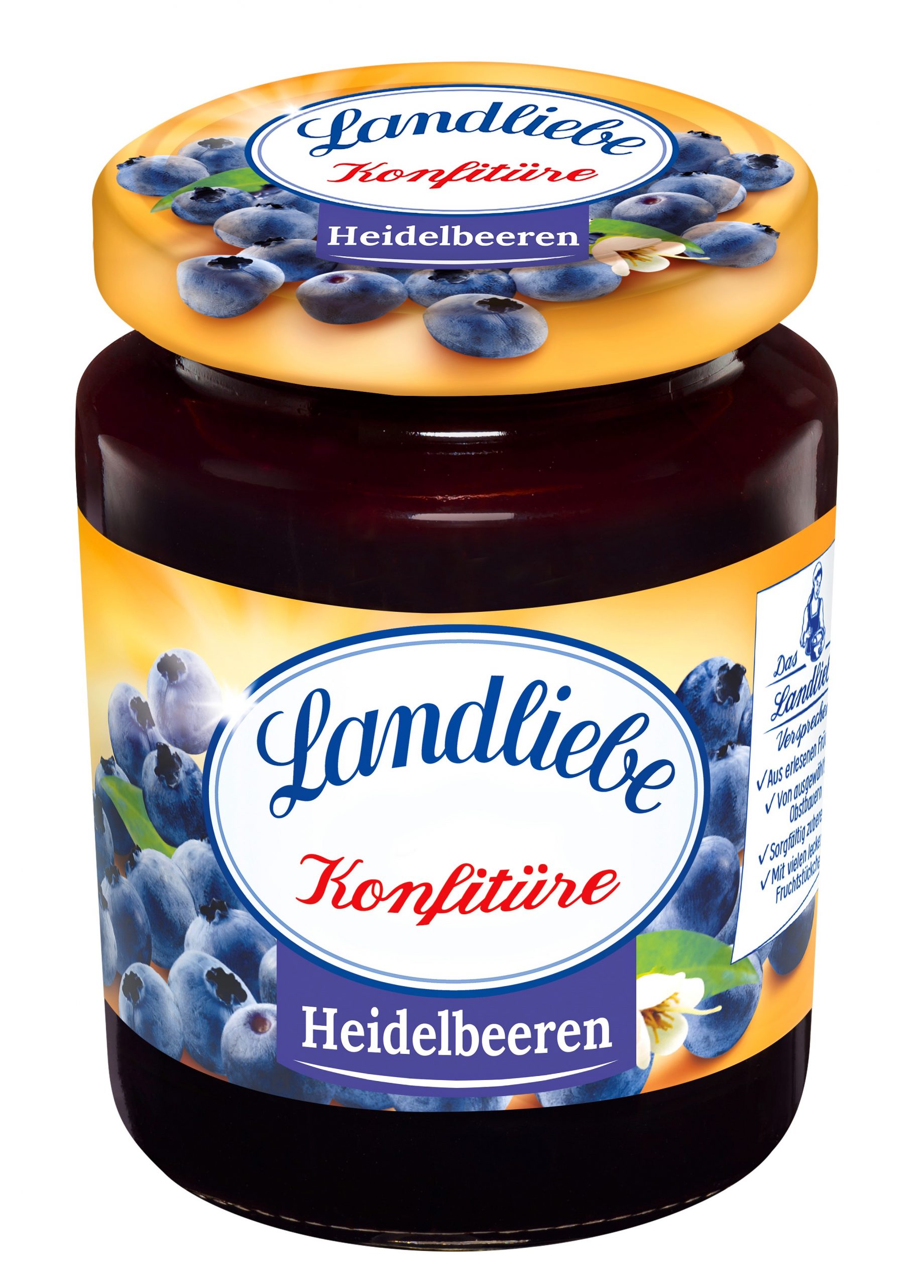 Landliebe Konfitüre 200g, Heidelbeere