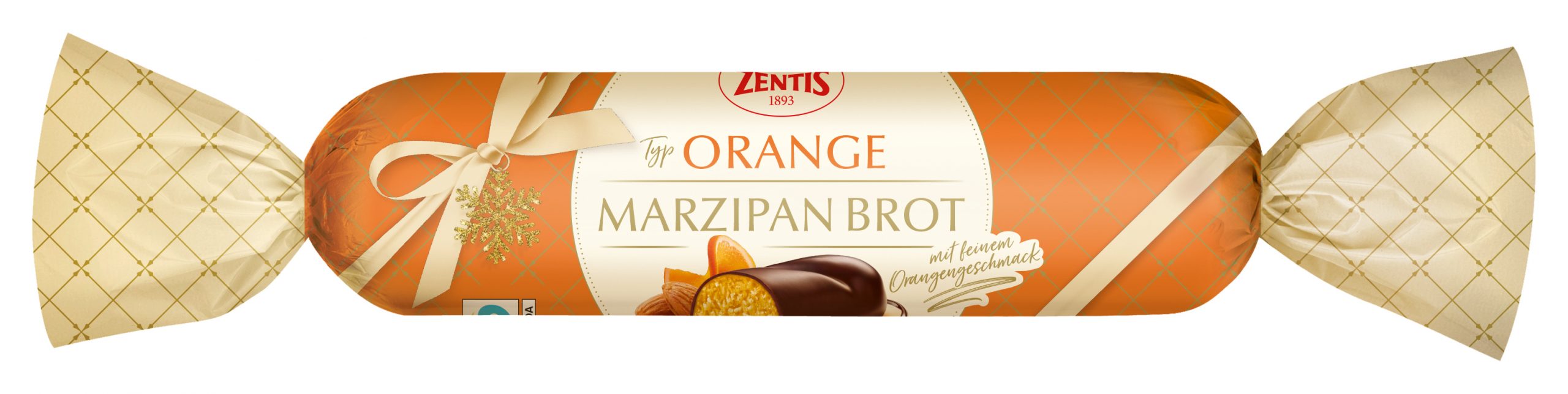 Zentis Marzipan Brot 100g, Typ Orange