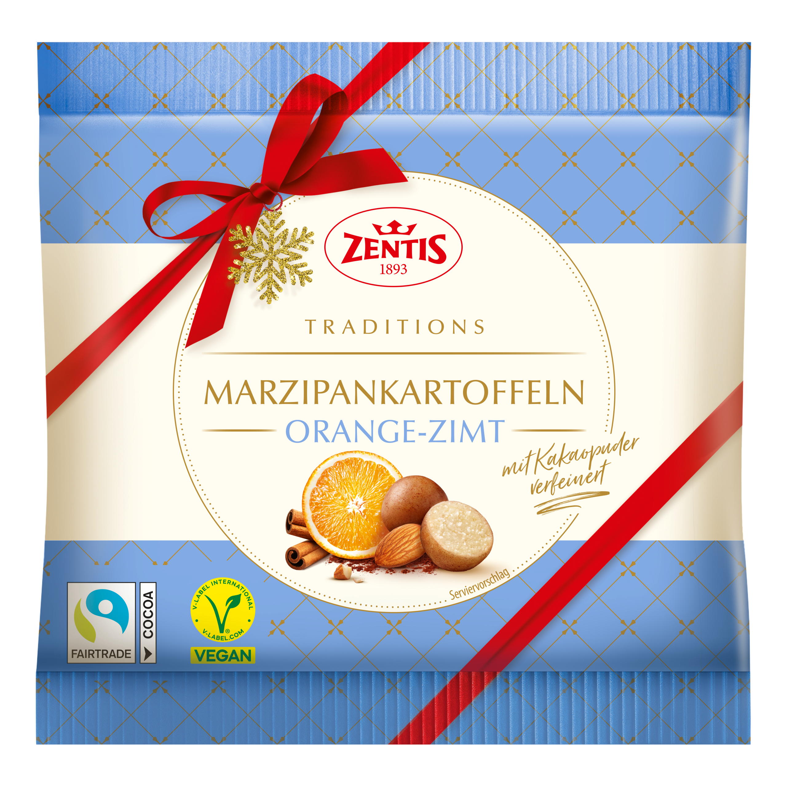 Zentis Marzipan Kartoffeln 100g, Typ Orange-Zimt
