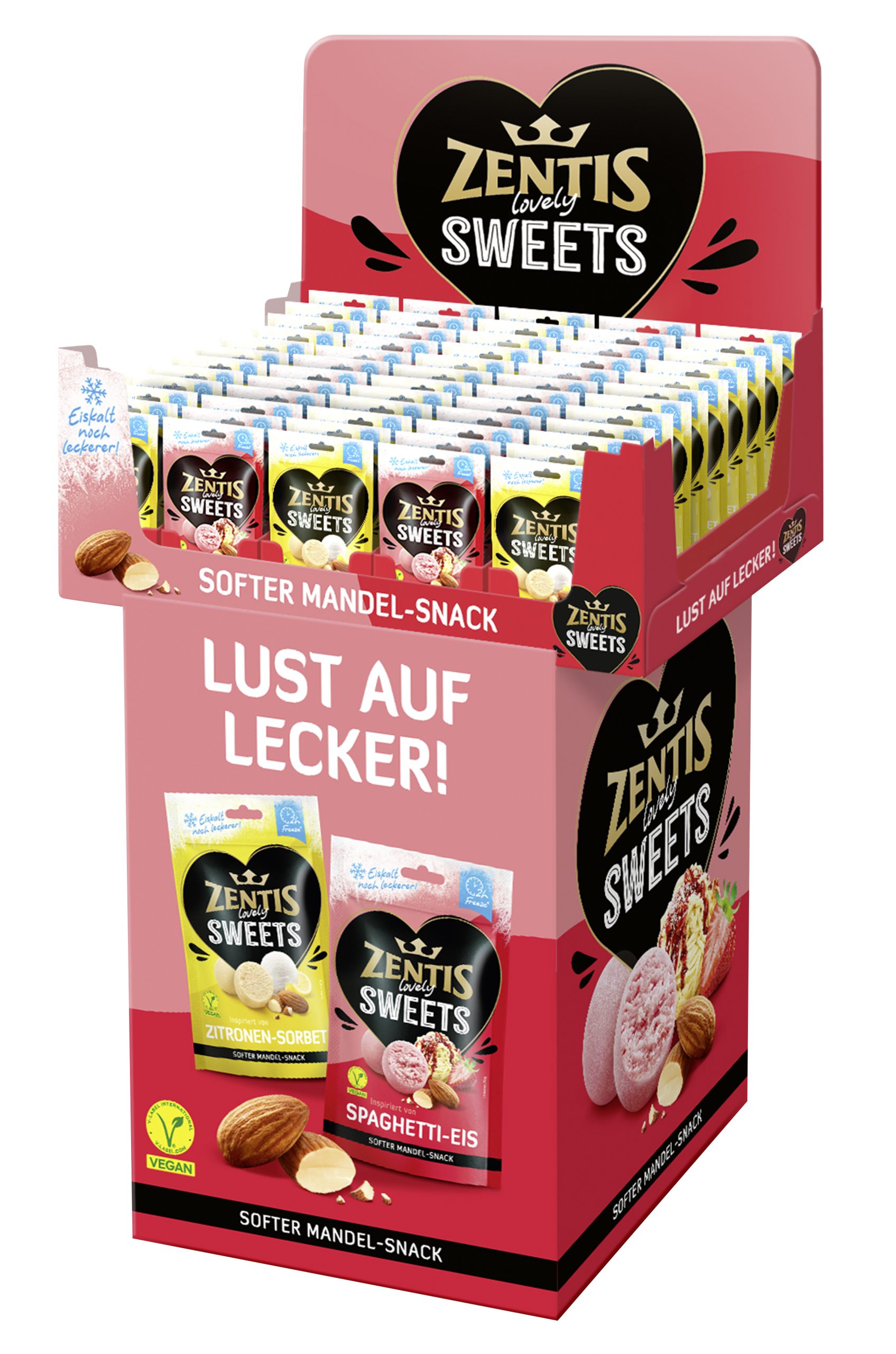 Zentis Lovely Sweets 90g, 60er Sommer-BA 2-fach sortiert