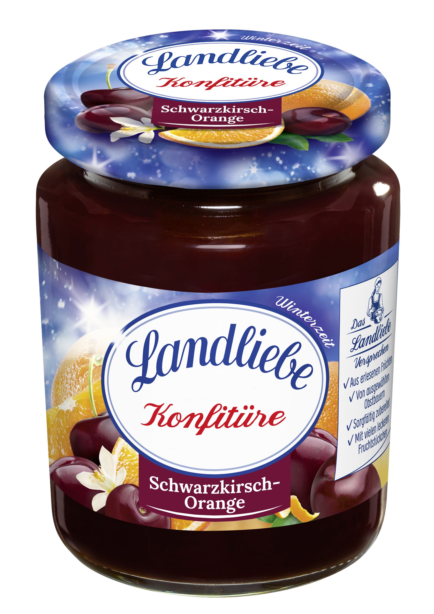 Landliebe Winter-Aktionssorte 200g, Schwarzkirsch-Orange