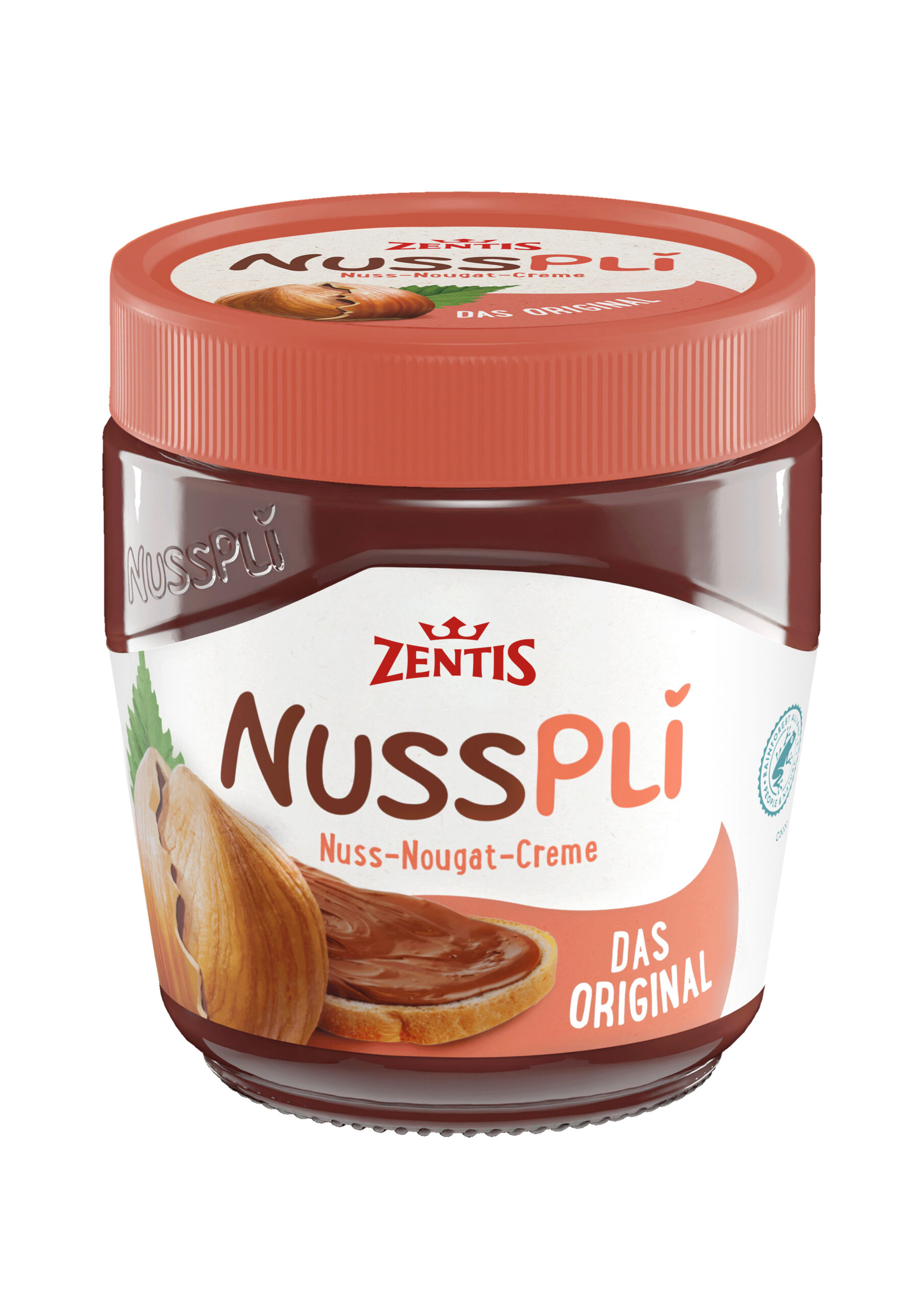 Zentis Nusspli Original, Nuss-Nougat-Creme, 400g