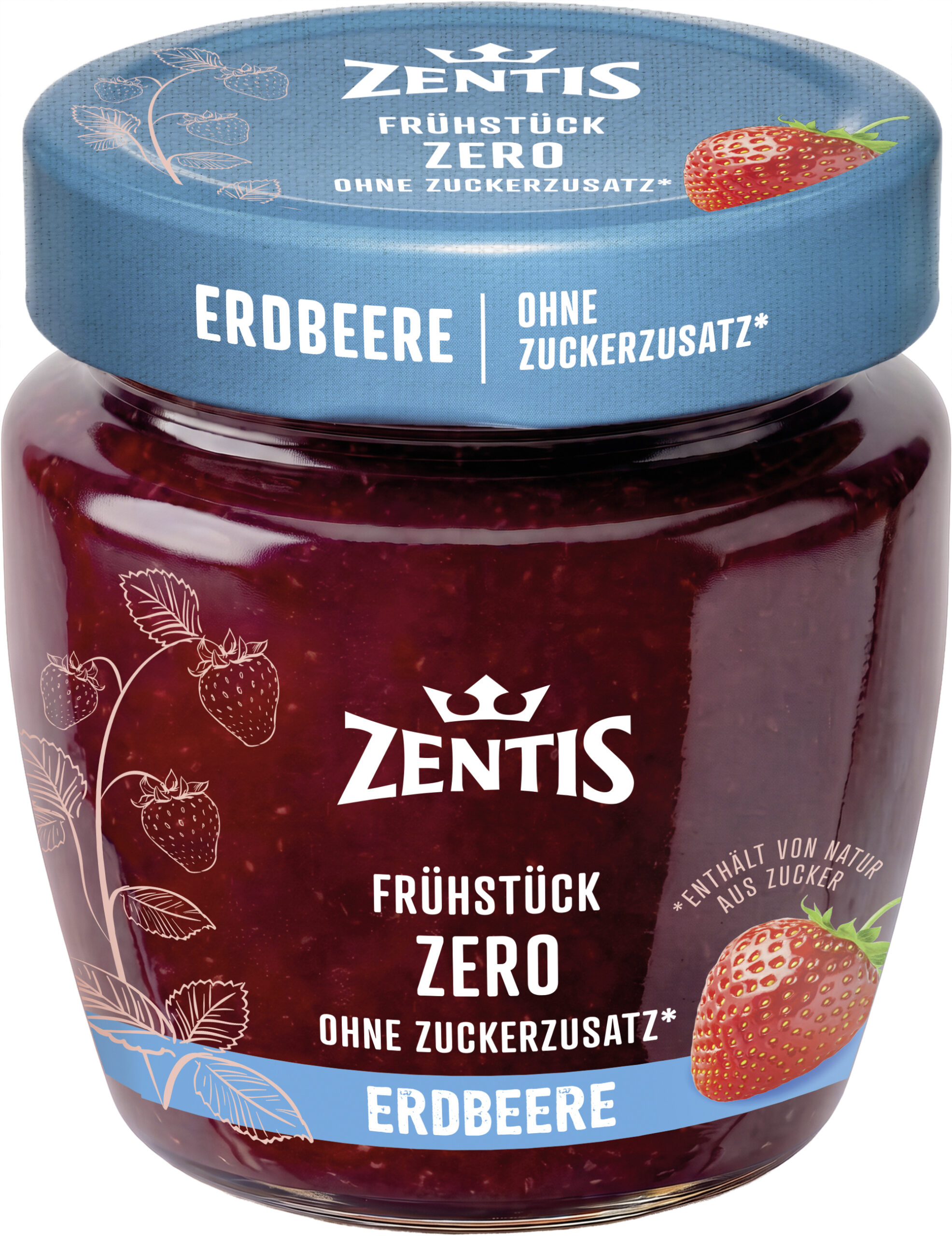Zentis Frühstück ZERO 210g, Erdbeere