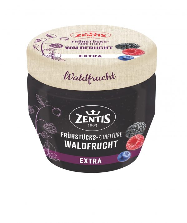 4002575629132 Frühstücks-Konfitüre Extra 230g, Waldfrucht