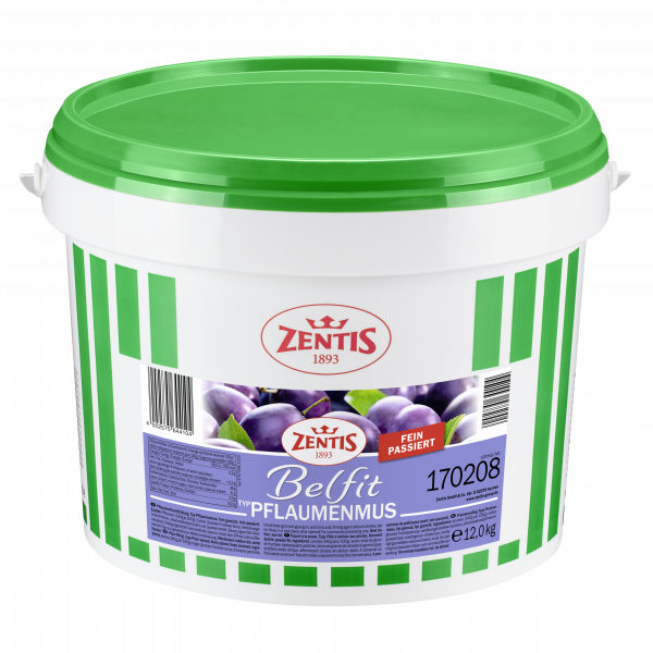 4002575644104 Zentis Belfit 12,0 kg Eimer Typ Pflaumenmus