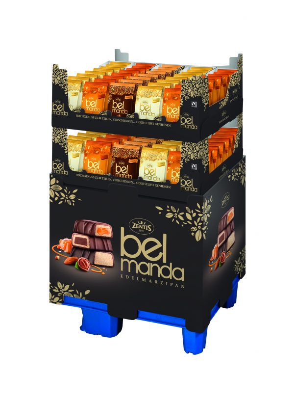 4062432001327 Zentis belmanda 105g Beutel, 80er Display, 3-fach sprtiert