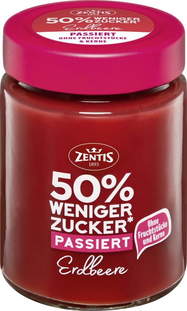 42400738 50% weniger Zucker passiert 195g, Erdbeere