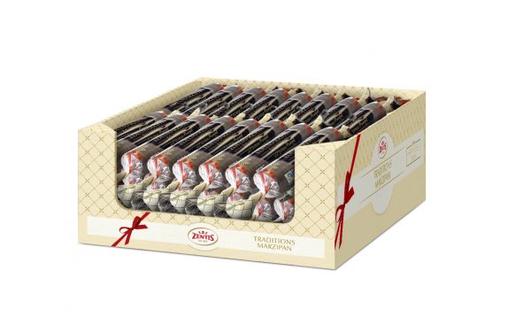 4002575520644 Zentis Edelmarzipan Baumstamm mit Nougat-Kern 100g, 40er Karton, jpg
