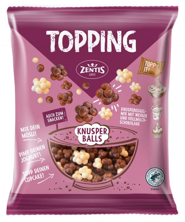 4062432002607 Zentis Topping Knusper Balls, 100g Beutel, jpg