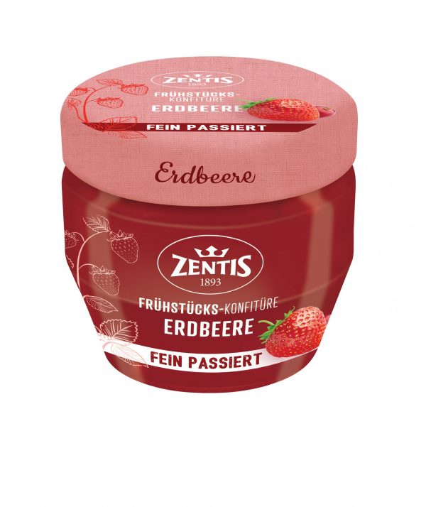 4002575629217 Frühstücks-Konfitüre Extra fein passiert 230g, Erdbeere