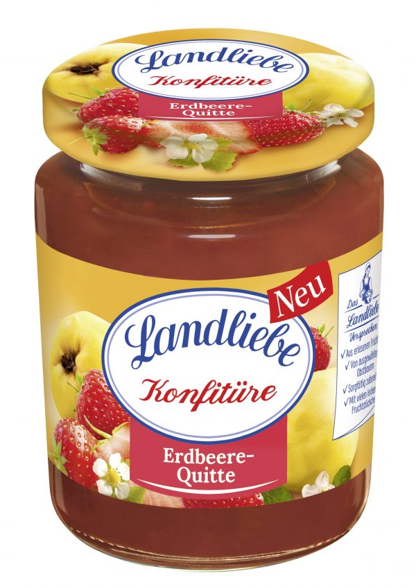 406798700130 Landliebe Konfitüre 200g, Erdbeere-Quitte